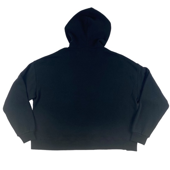 NWT Madewell Womens Plus MWL Airyterry Hoodie Sweatshirt Black Size 1X - Picture 3 of 9